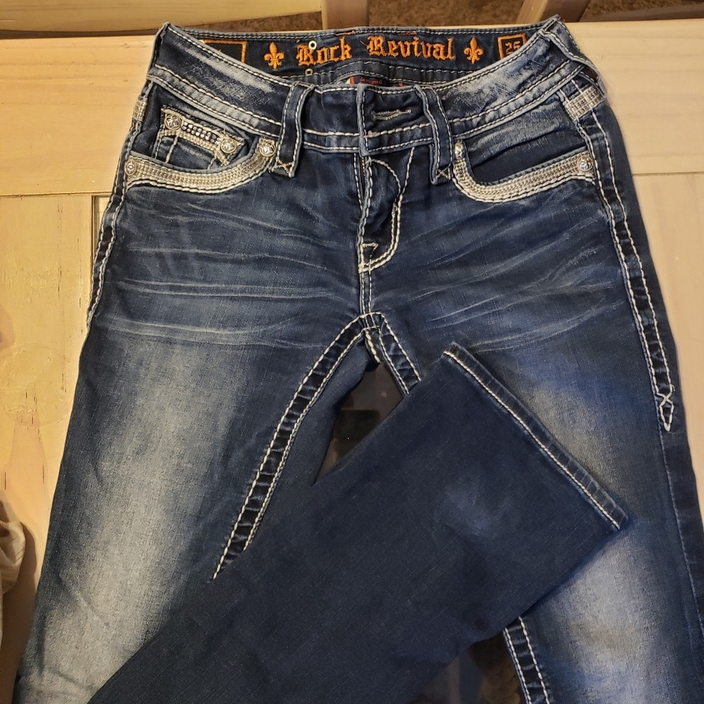 Size 25 Rock Revival Jeans